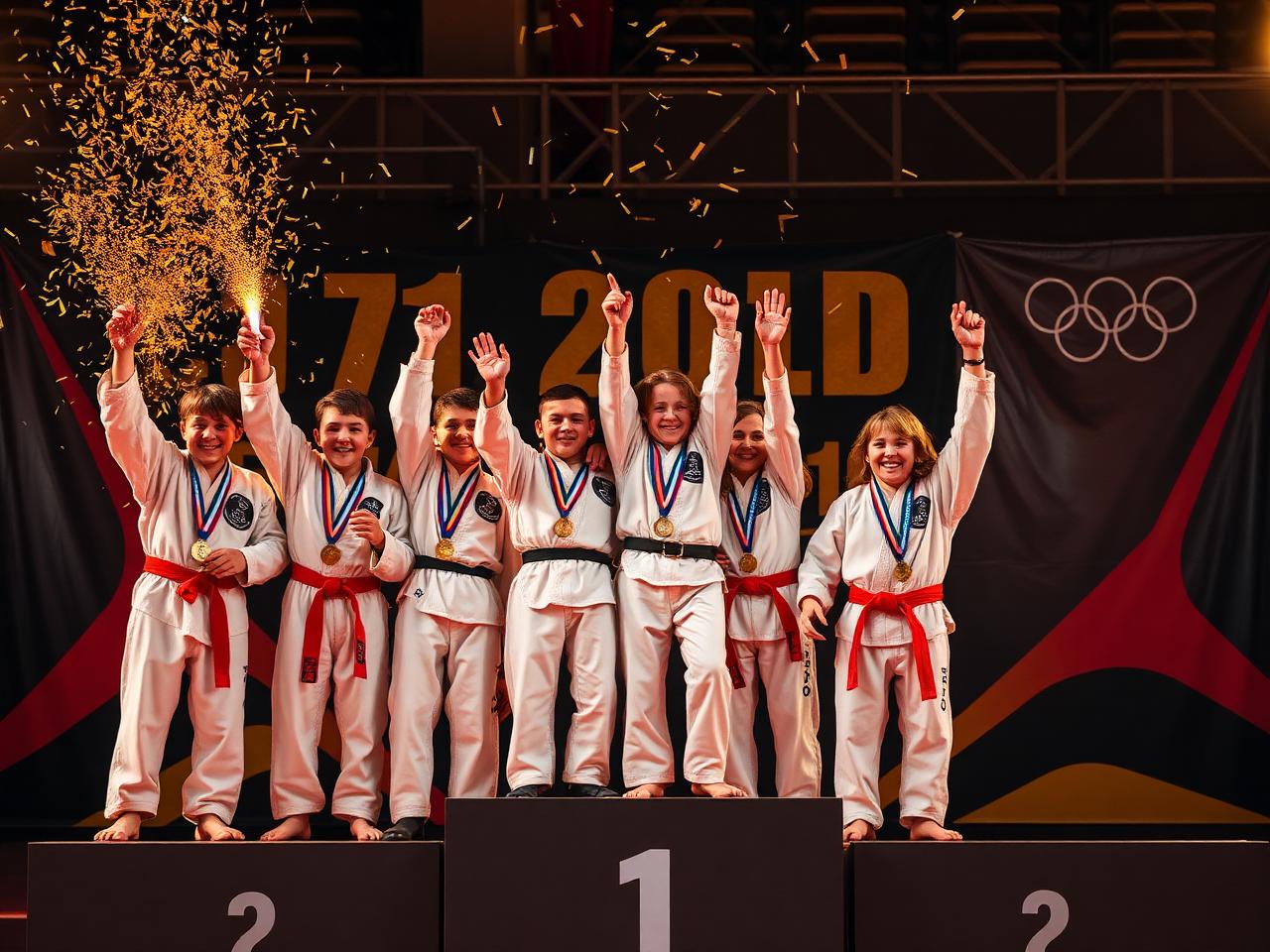 Étincelles du podium